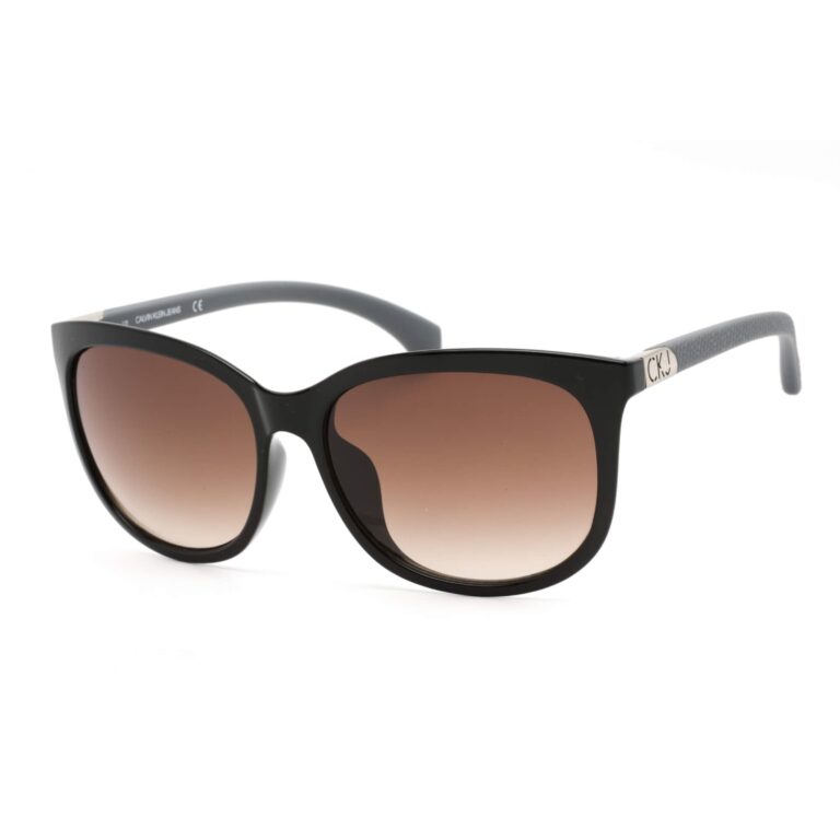 Calvin Klein Jeans Women's Sunglasses - Black Frame Gradient Lens / CKJ764SAF 001